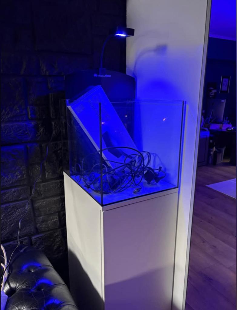 aquamedic NANO BLENNY aquarium marin, Ophalen, Zo goed als nieuw, Leeg aquarium