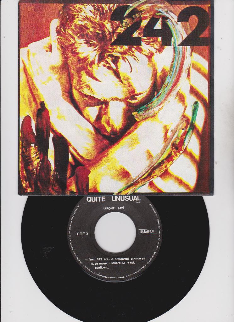 Front 242 – Quite Unusual  1986  MINT, Enlèvement ou Envoi, Comme neuf, Pop, 7 pouces