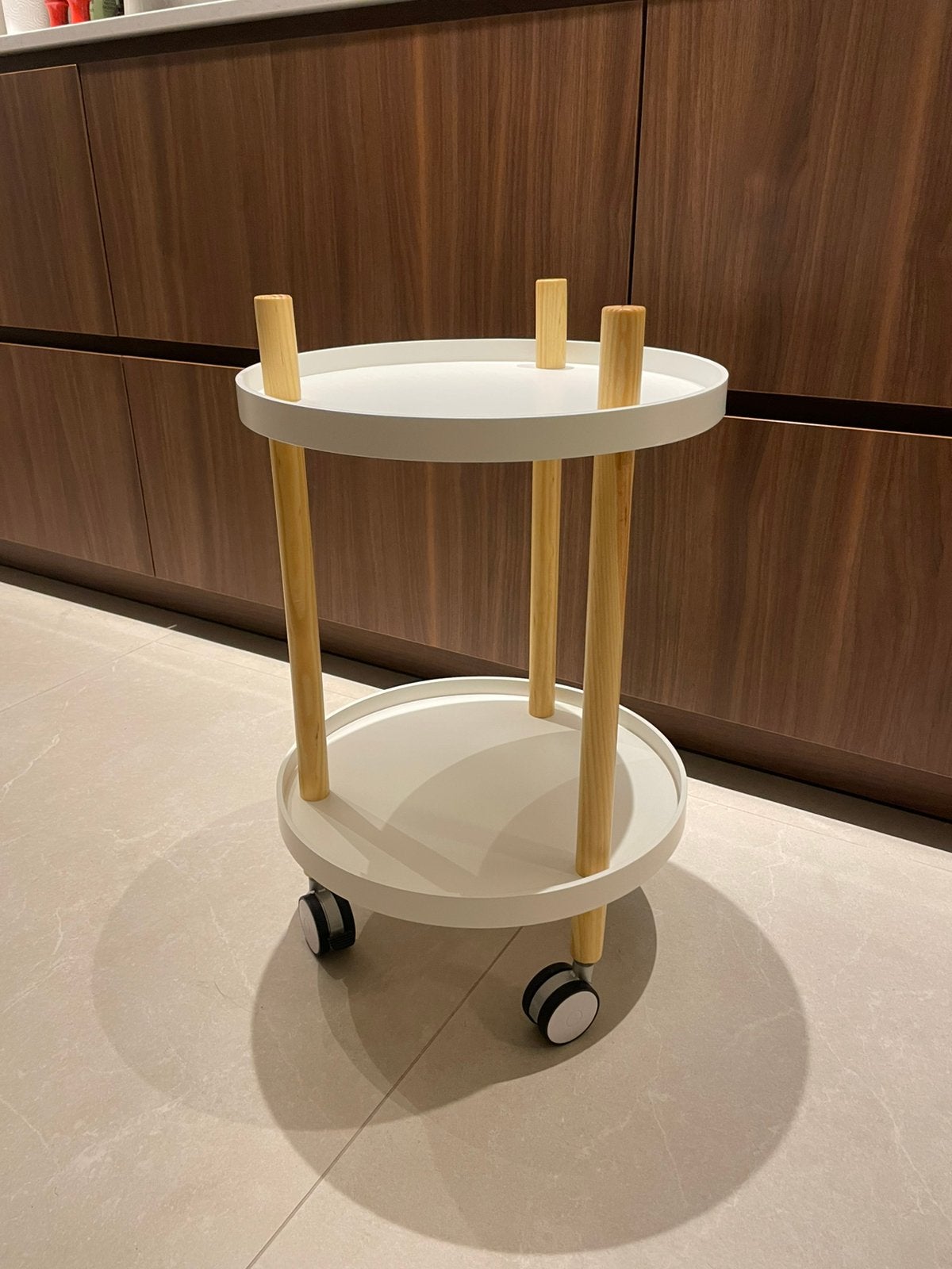 Leitmotiv kitchen trolley Fushion round, Huis en Inrichting, Overige materialen, Minder dan 55 cm, Rond, Nieuw