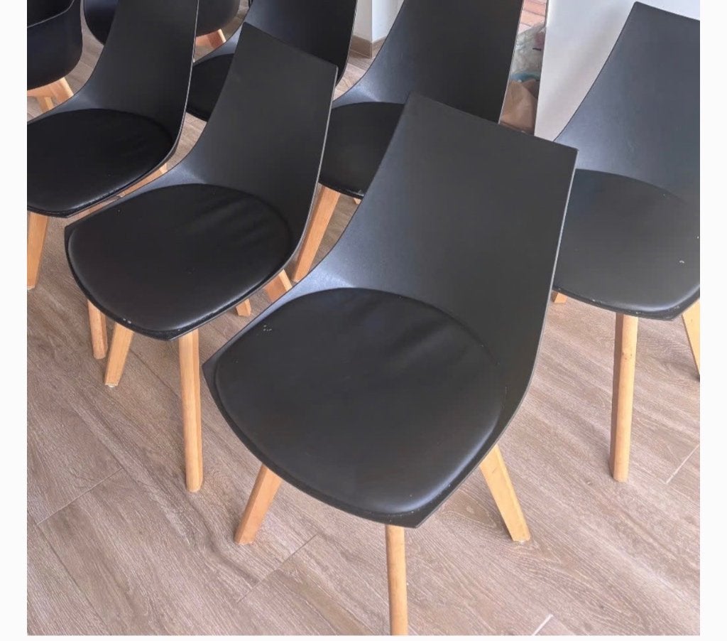 Chaises GRATUIT, Scandinave, Enlèvement, Utilisé, Noir