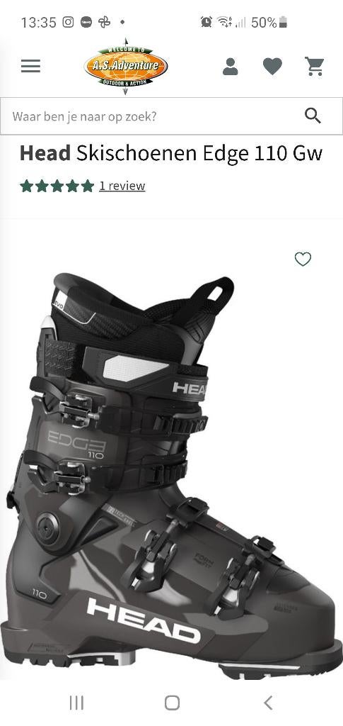 Skibotten head edge 110, Sport en Fitness, Ophalen, Zo goed als nieuw, Head