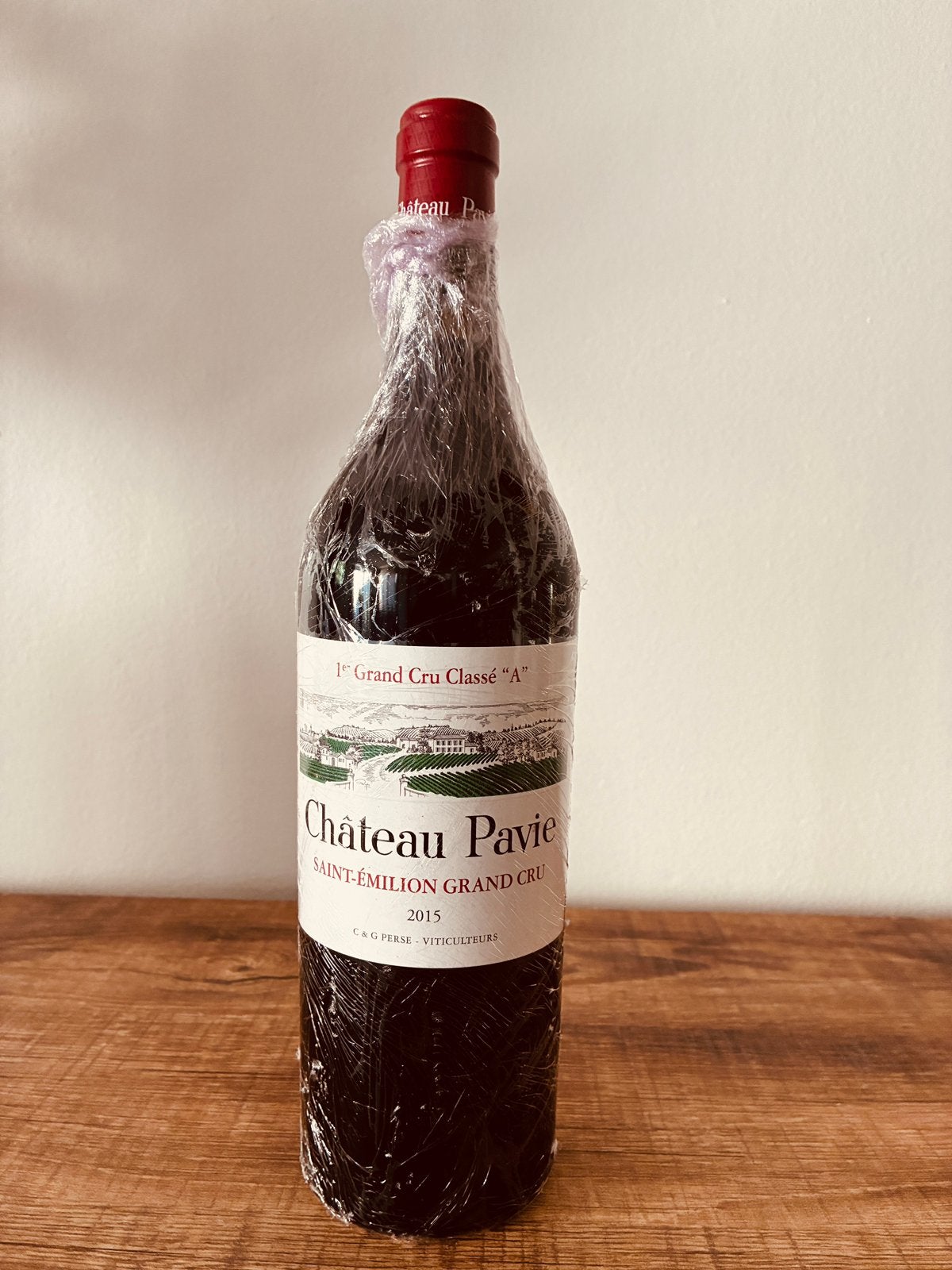 1 x Chateau Pavie 2015, Verzamelen, Wijnen, Ophalen, Frankrijk, Nieuw, Rode wijn