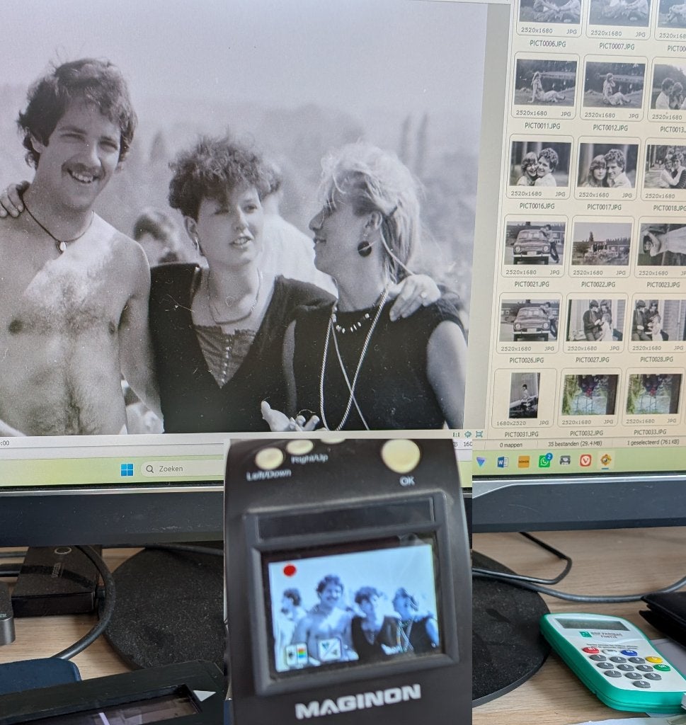 Foto negatief scanner -  digitaal (kleur en zwart-wit), Ophalen, Zo goed als nieuw