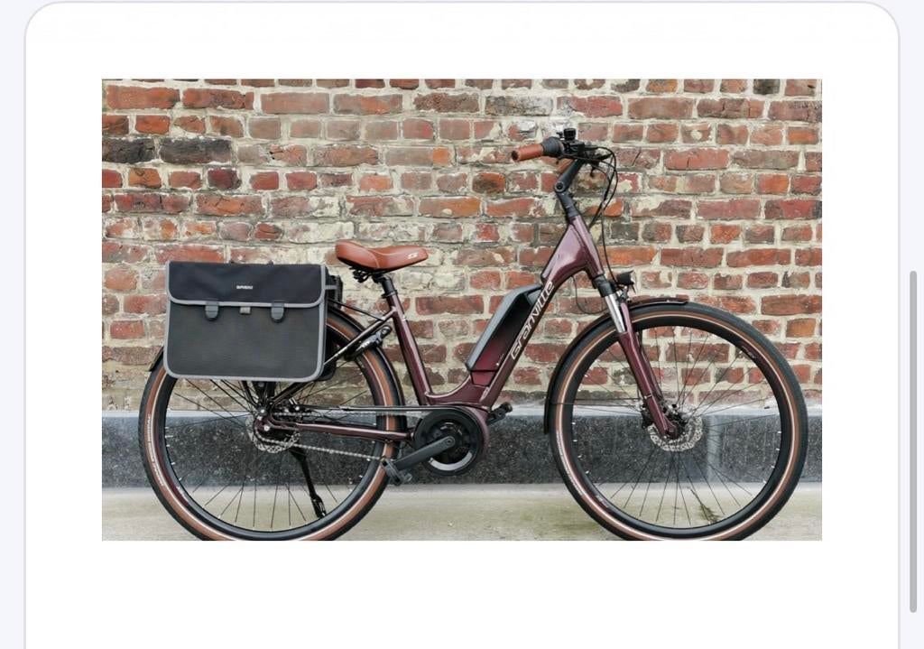 Granville elektrische fiets e-urban (slechts 550 km), Fietsen en Brommers, Ophalen, Zo goed als nieuw