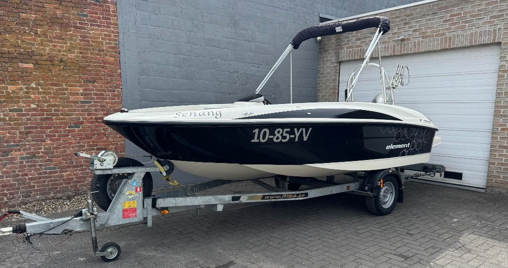 Bayliner Element + Honda 90 PK, Ophalen, Gebruikt, Elektrische start, Bayliner