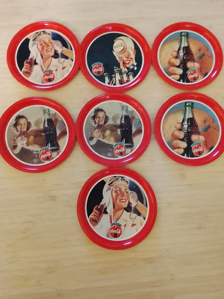 Coca-Cola coasters, Ophalen, Gebruikt, Gebruiksvoorwerp
