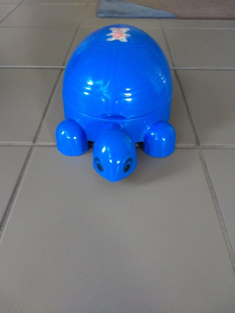 Leuk WC potje met deksel in de vorm van een schildpad, Ophalen of Verzenden