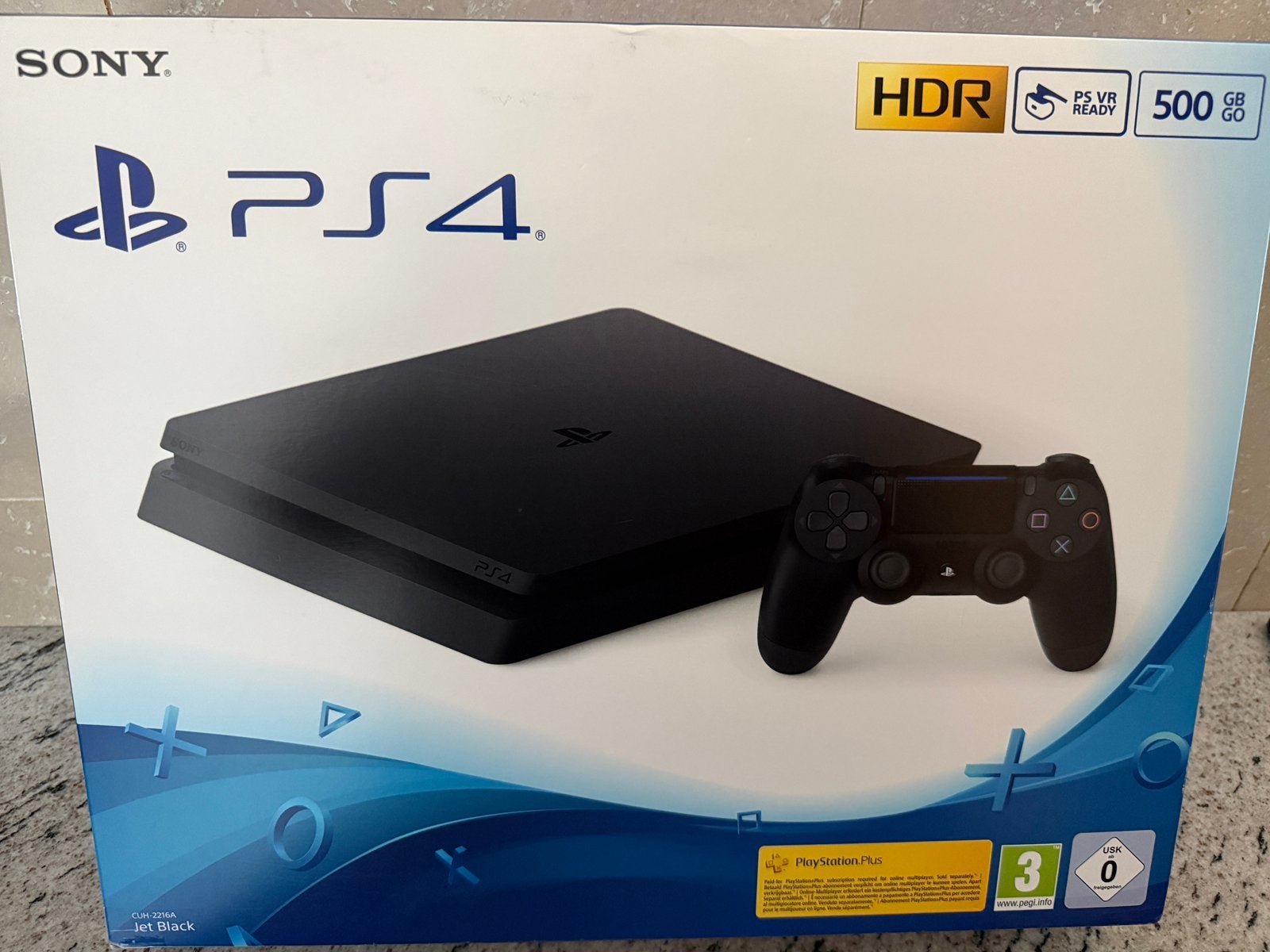 PlayStation slim 4  fw 10.1, 500 GB, Nieuw, Ophalen of Verzenden, Met 1 controller