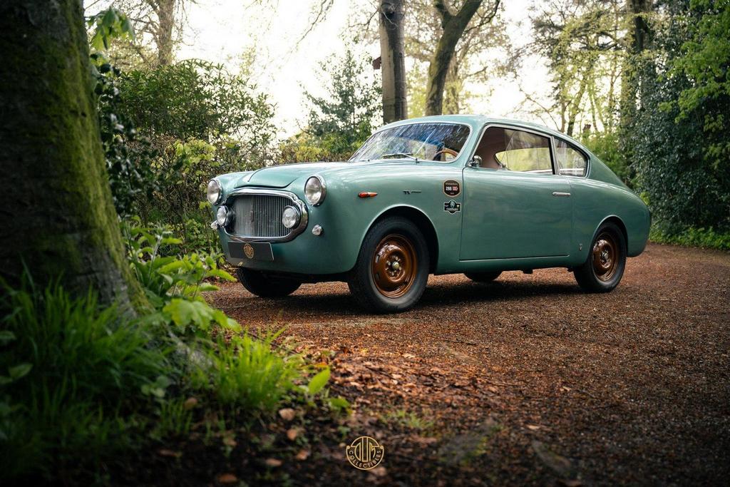 Fiat 1100 TV Vignale Charmant 1 of 12, Auto's, Blauw, Bruin, Handgeschakeld, Coupé