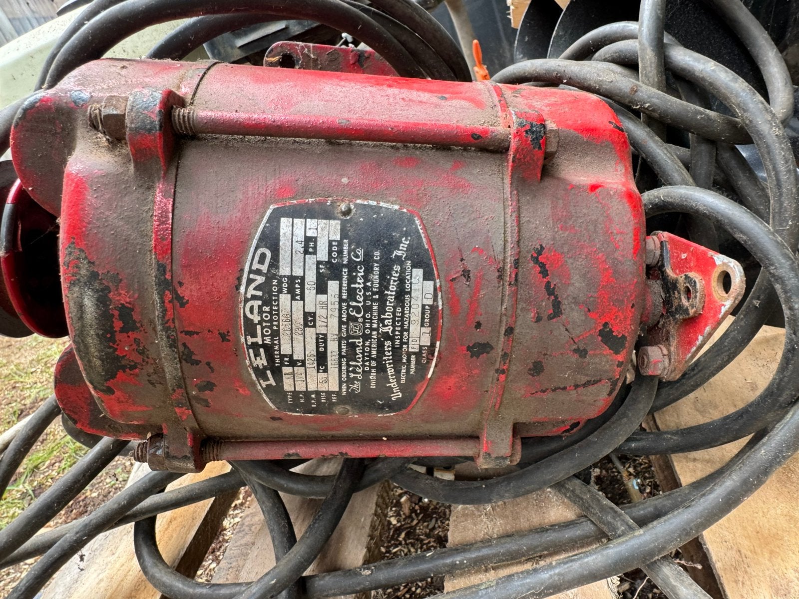 Electro motor links en rechts draaiend, Doe-het-zelf en Bouw, Ophalen, Gebruikt, Elektromotor