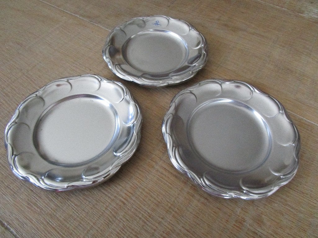 3 Demeyere schaaltjes / onderleggers, Ophalen of Verzenden, Schaalonderzetter, Zo goed als nieuw, Overige materialen