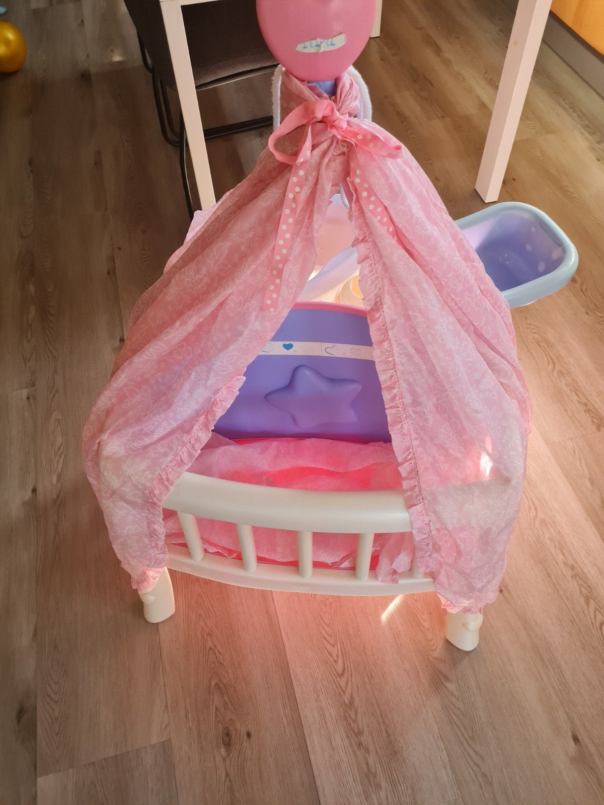 3 in 1 poppenbed wastafel eetstoel, Kinderen en Baby's, Speelgoed | Poppen, Ophalen