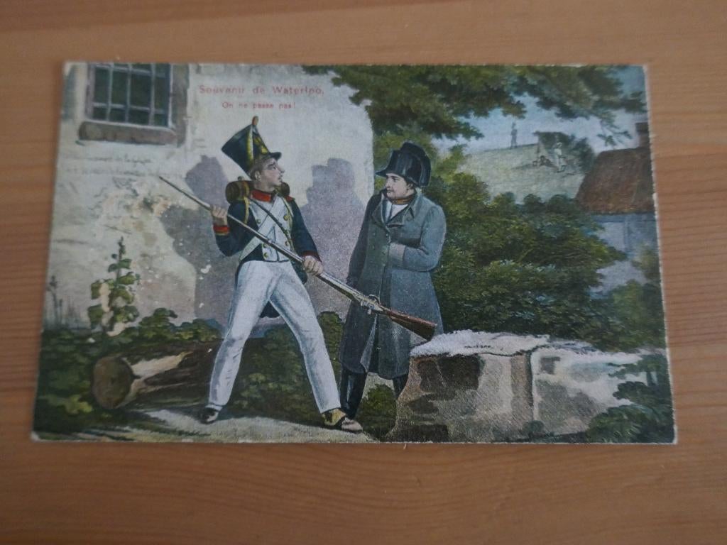 Waterloo souvenir de Waterloo, Envoi, Non affranchie, Brabant Wallon
