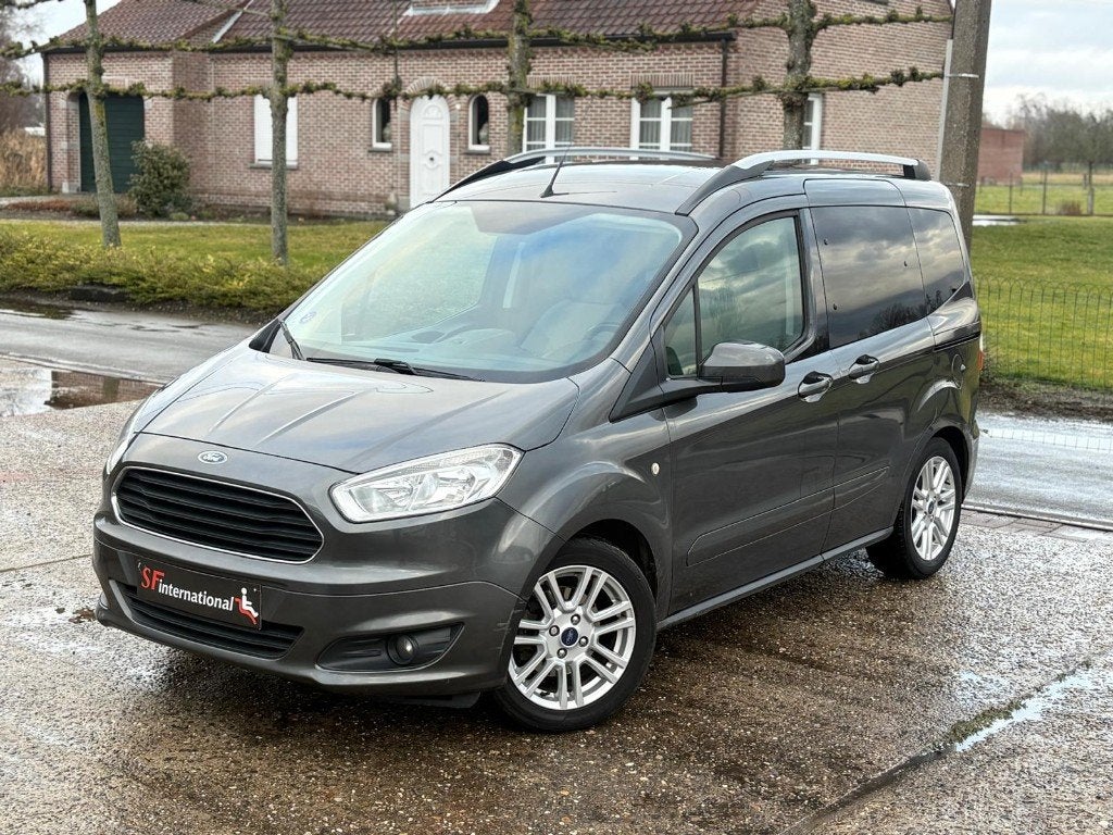 Ford Tourneo Courier 1.0i EcoBoost Titanium Airco Cruise, Auto's, Ford, Bedrijf, Handgeschakeld, Parkeersensor, Tourneo Courier