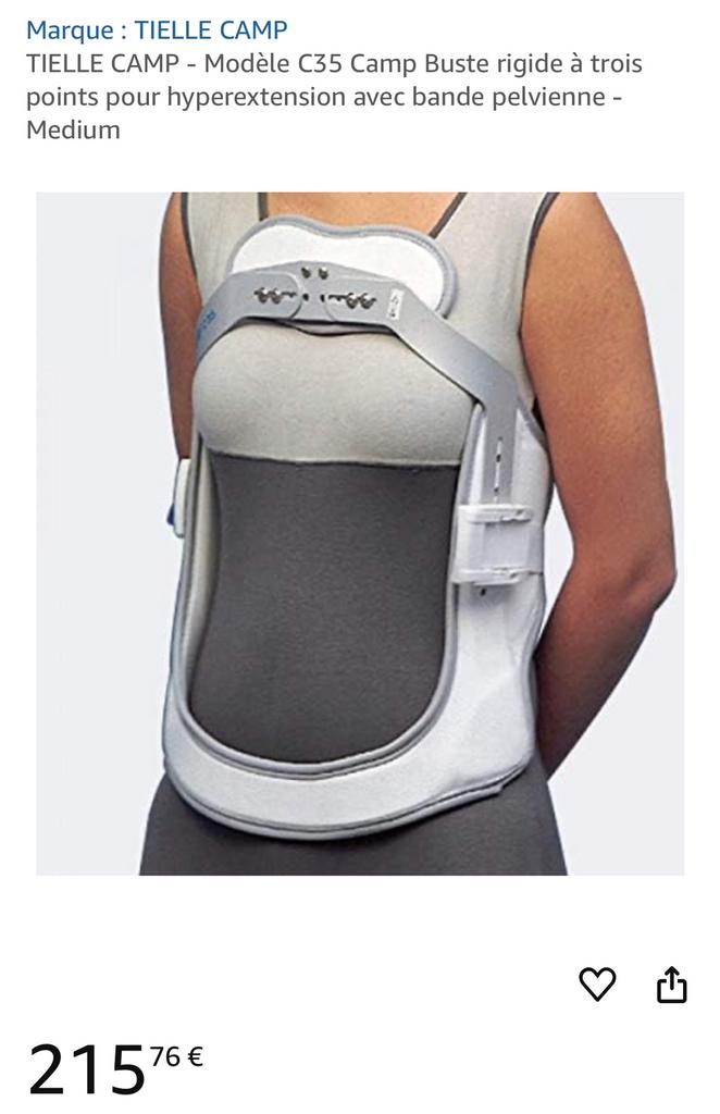 Tiele CAMP C35g Corset Zo goed als nieuw Waarde 215€ nieuw!, Ophalen of Verzenden, Zo goed als nieuw