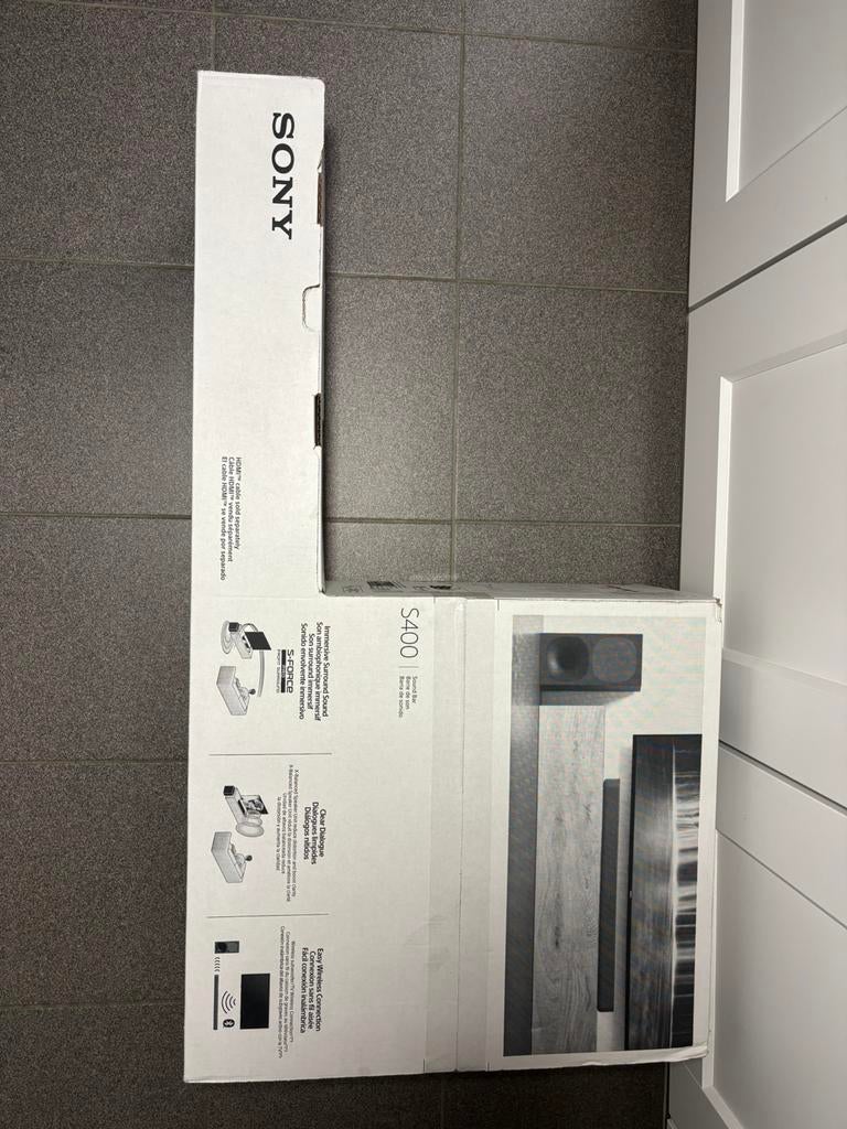 Nieuwe Sony S400 soundbar (ongeopend) – 330W – met subwoofer, TV, Hi-fi & Vidéo, Barres de son, Neuf, Bluetooth, Avec subwoofer intégré