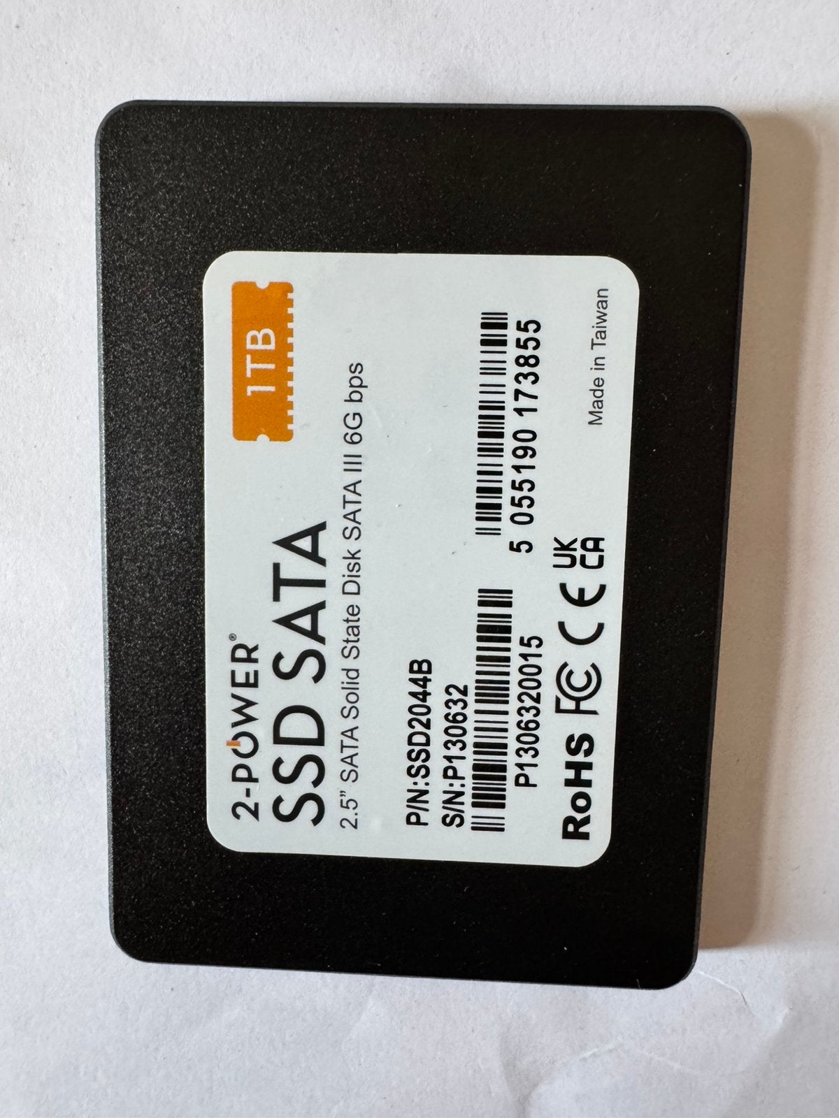SSD solid state Drive, Computers en Software, Harde schijven, Zo goed als nieuw, Desktop, HDD, SATA, Ophalen