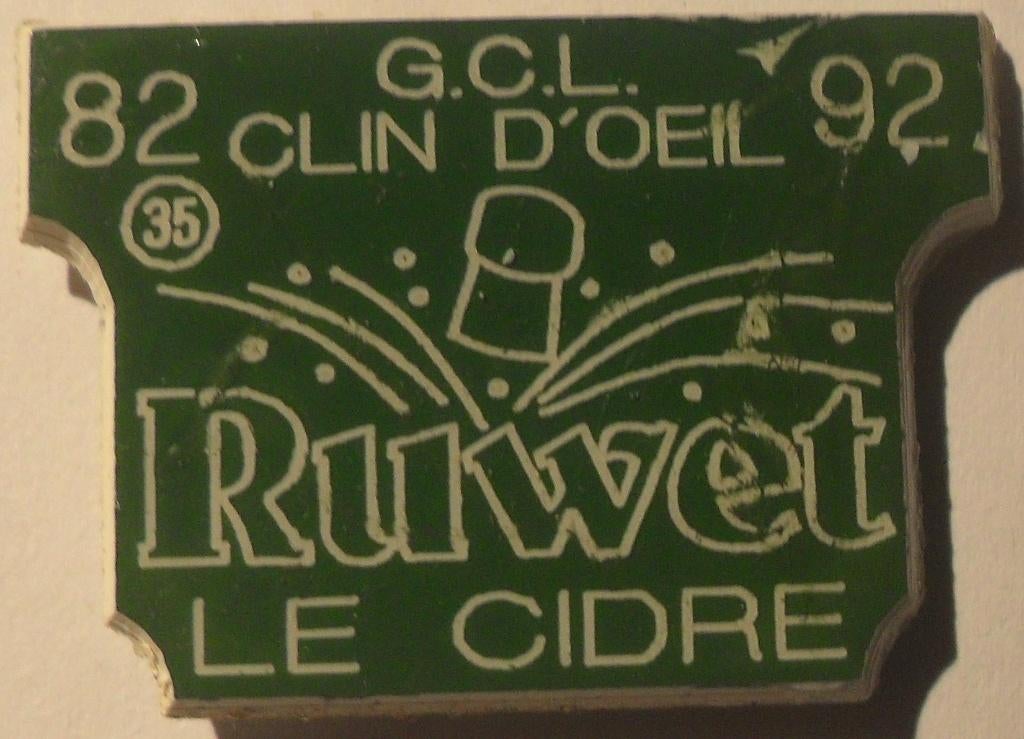 Pin's Cidrerie Ruwet, Verzamelen, Ophalen of Verzenden