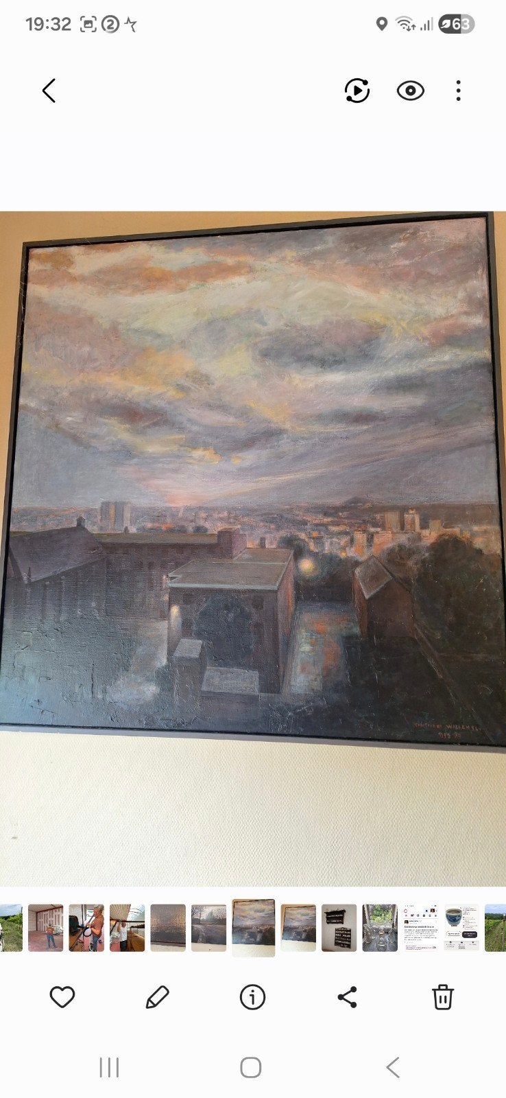 2 Tableaux de Christiane Willemsen, Antiquités & Art, Enlèvement
