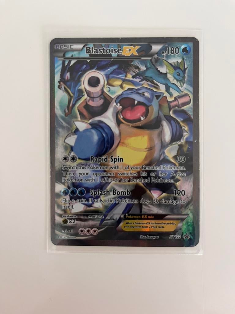 Blastoise EX promo, Hobby en Vrije tijd, Verzamelkaartspellen | Pokémon, Ophalen, Zo goed als nieuw