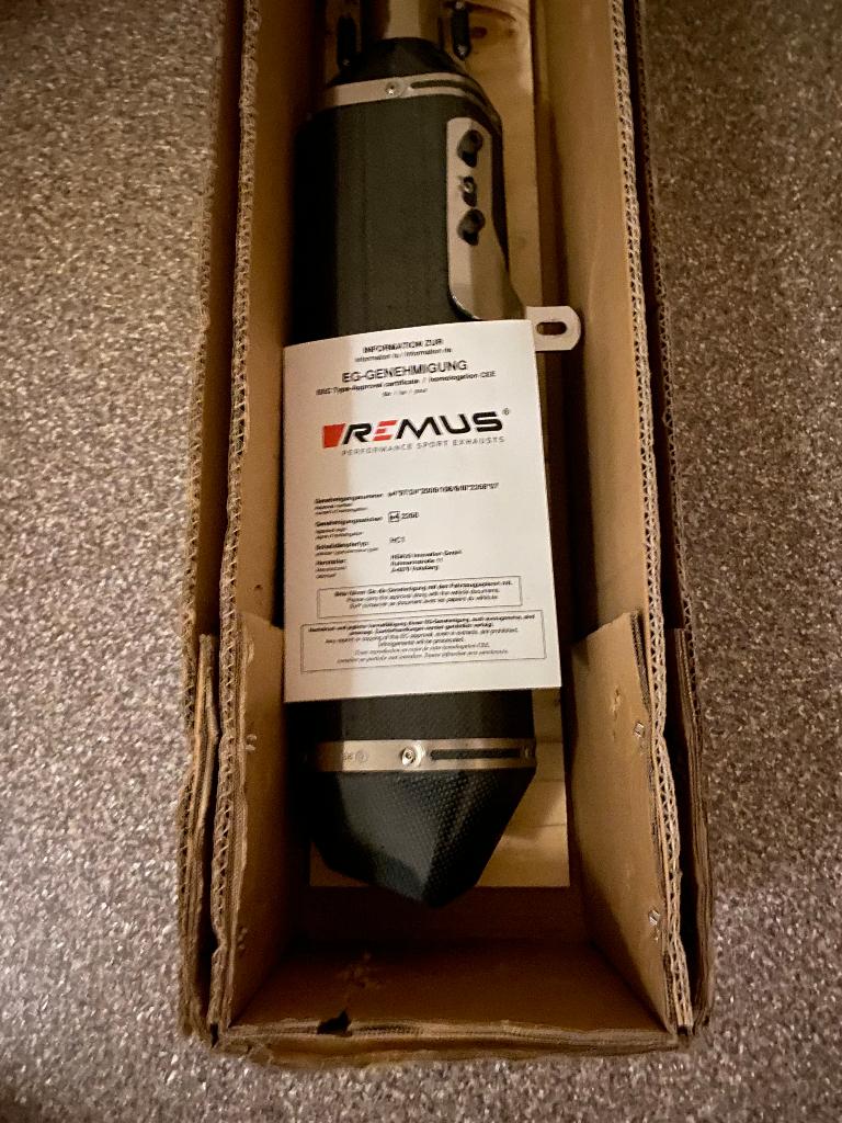 Uitlaat Remus Hexacone BMW K1200 k1300 Titanium Carbon, Motoren, Ophalen of Verzenden, Gereviseerd