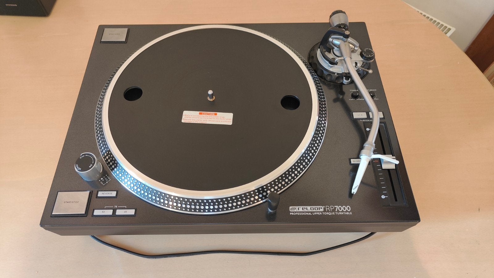 Platine vinyle Reloop rp 7000 + cellule ortophon, TV, Hi-fi & Vidéo, Autres marques, Réglage pitch, Tourne-disque, Enlèvement