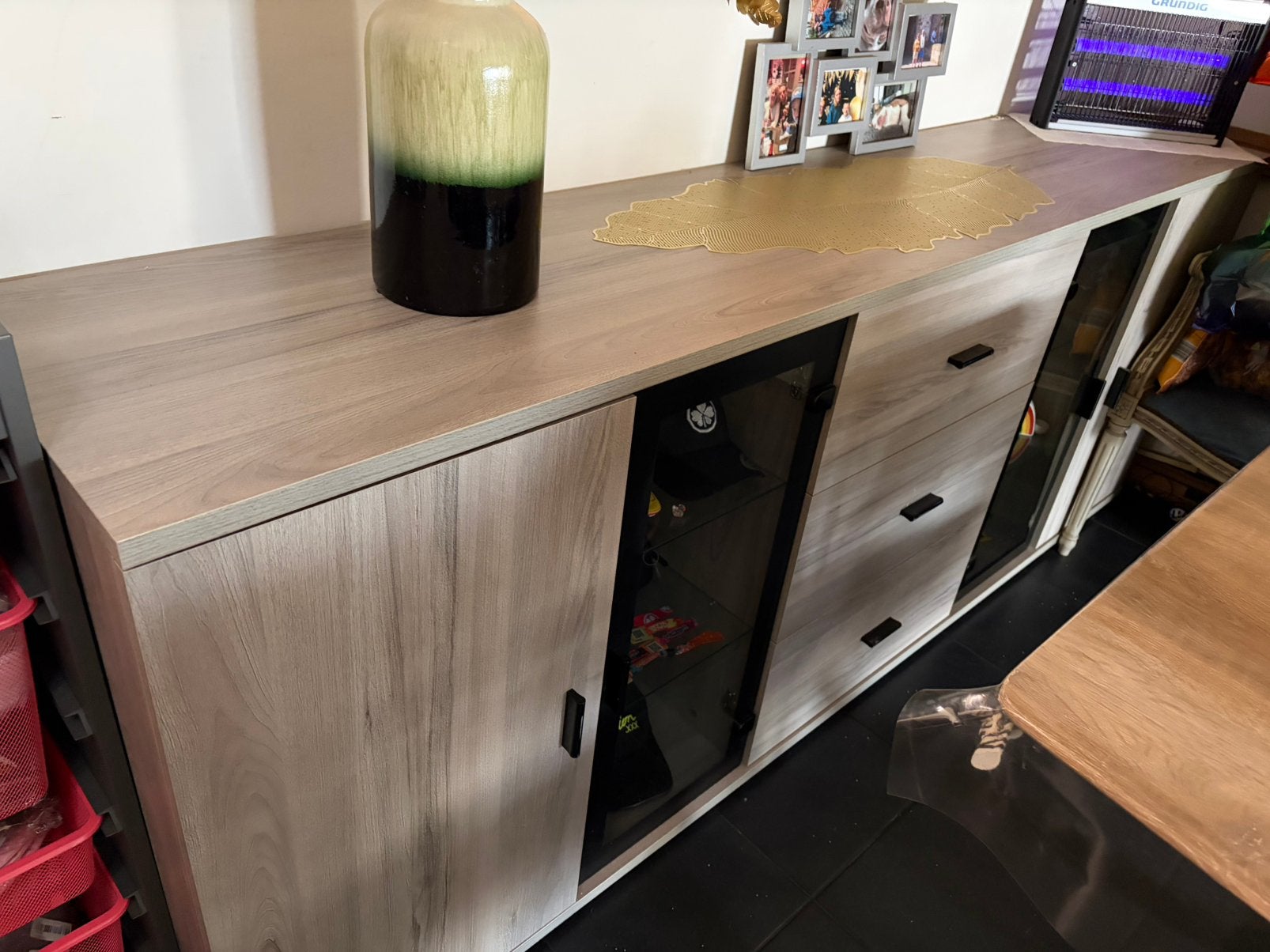 Dressoir met led, Ophalen, Zo goed als nieuw