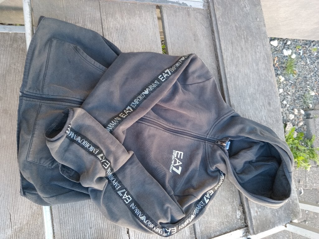 Gilet capuche Emporio Armani Homme, Kleding | Heren, Truien en Vesten, Emporio Armani, Zwart, Ophalen of Verzenden, Gedragen