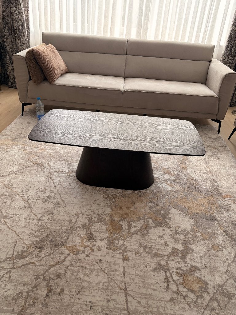 Table basse ovale, Maison & Meubles, 100 à 150 cm, Comme neuf, Enlèvement, 50 à 100 cm