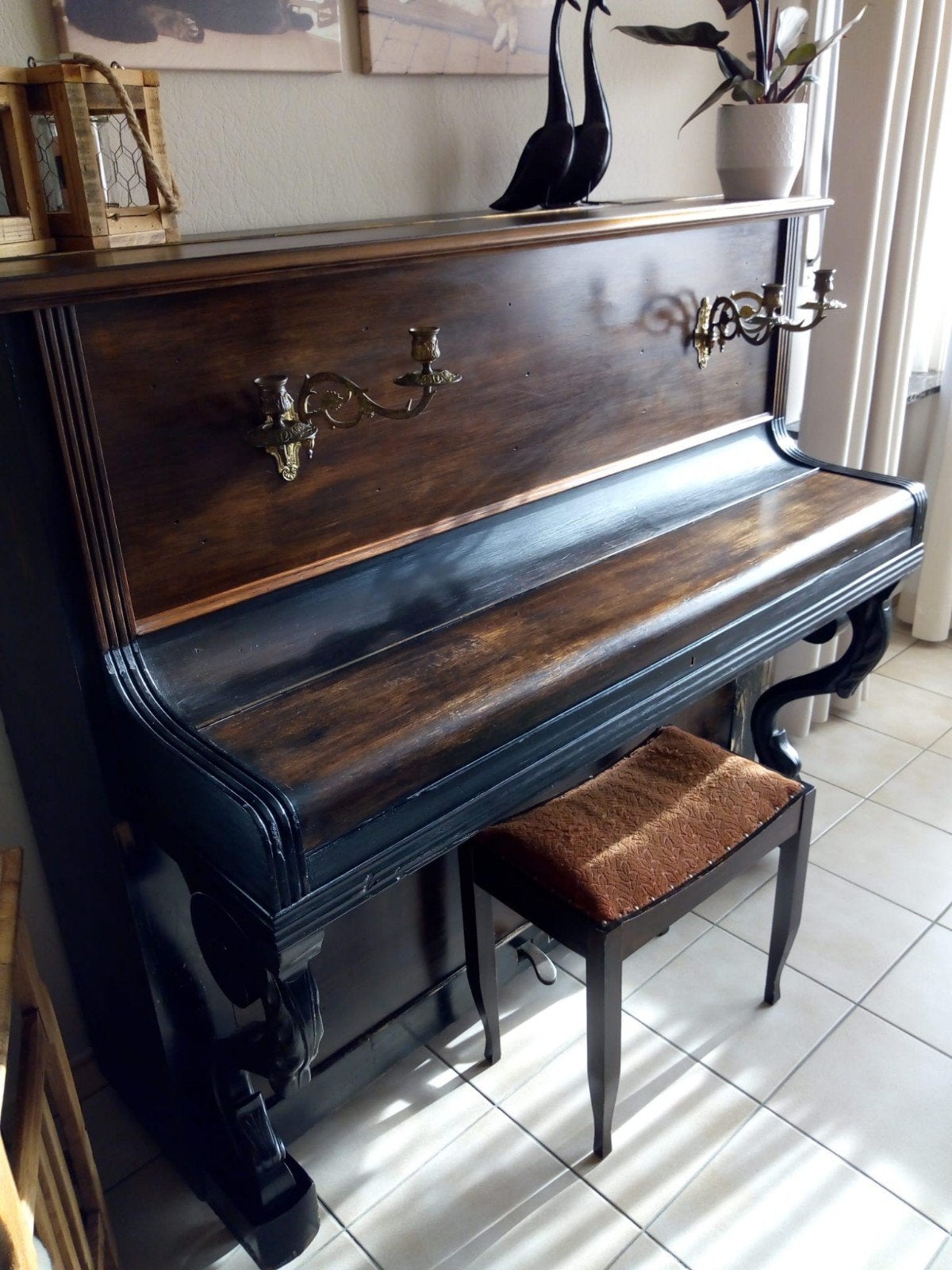 Wandpiano zeer goede staat, Muziek en Instrumenten, Piano's, Ophalen