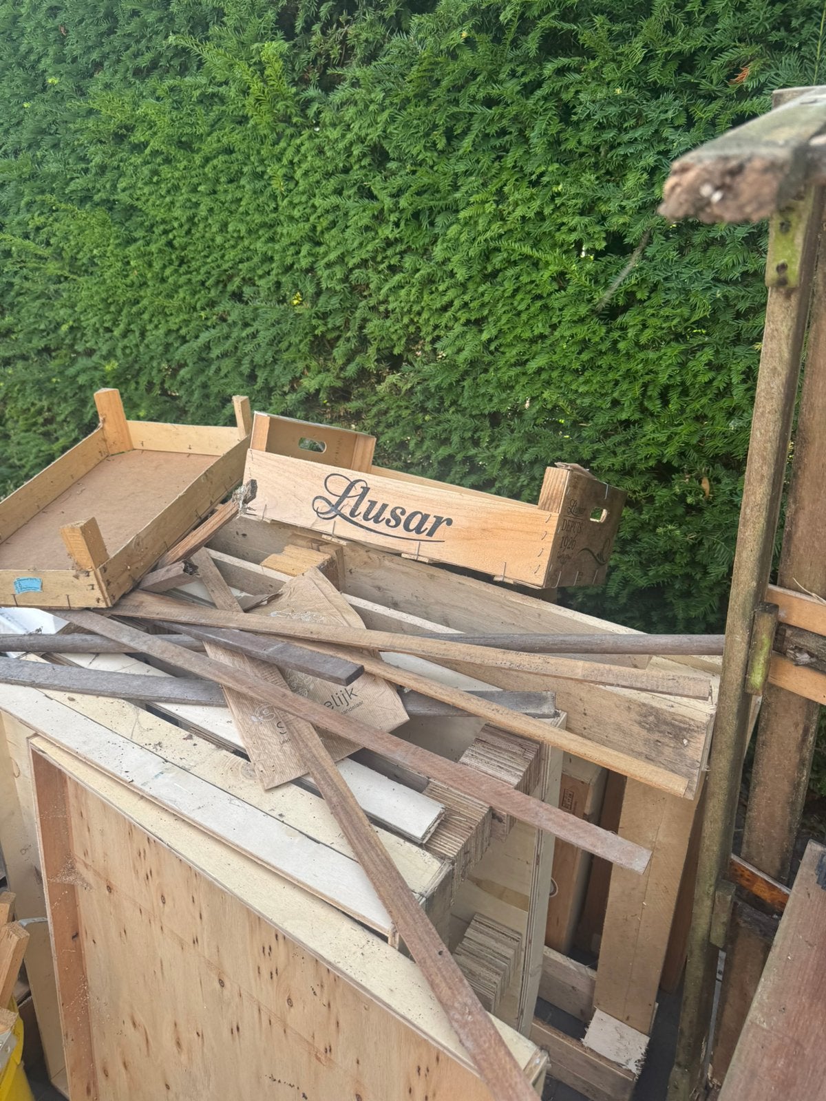 Hout, Ophalen