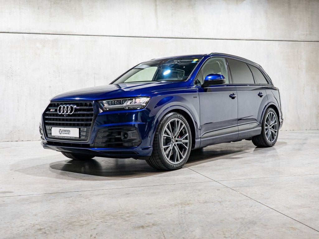 SQ7 4.0 TDi V8 SQ7 Tiptronic (lichte vracht), Auto's, Automaat, Blauw, Leder, Diesel