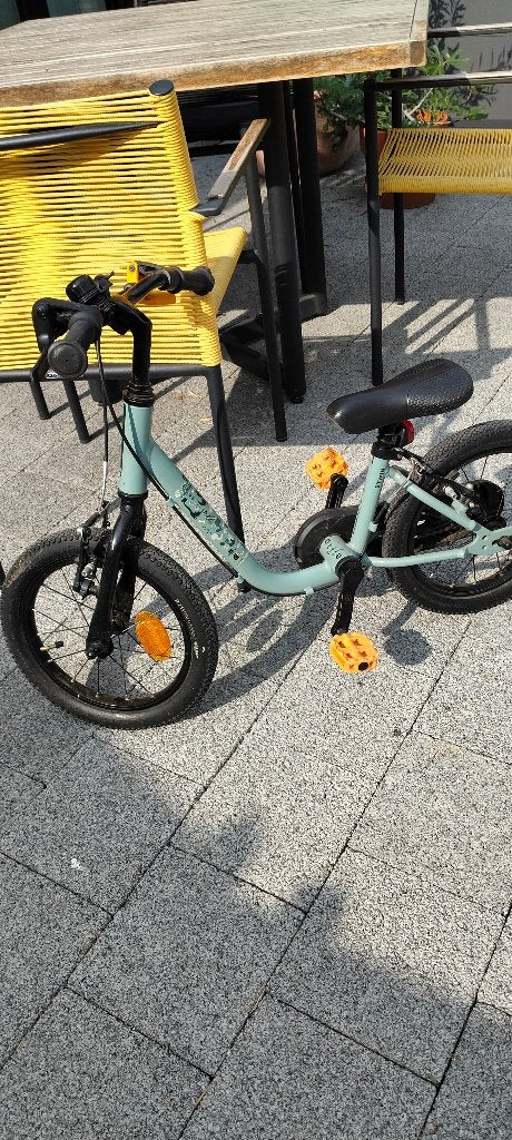 Kinderfietsje Dino 14inch, Fietsen en Brommers, Ophalen, Velgrem, Btwin Decathlon, Minder dan 16 inch