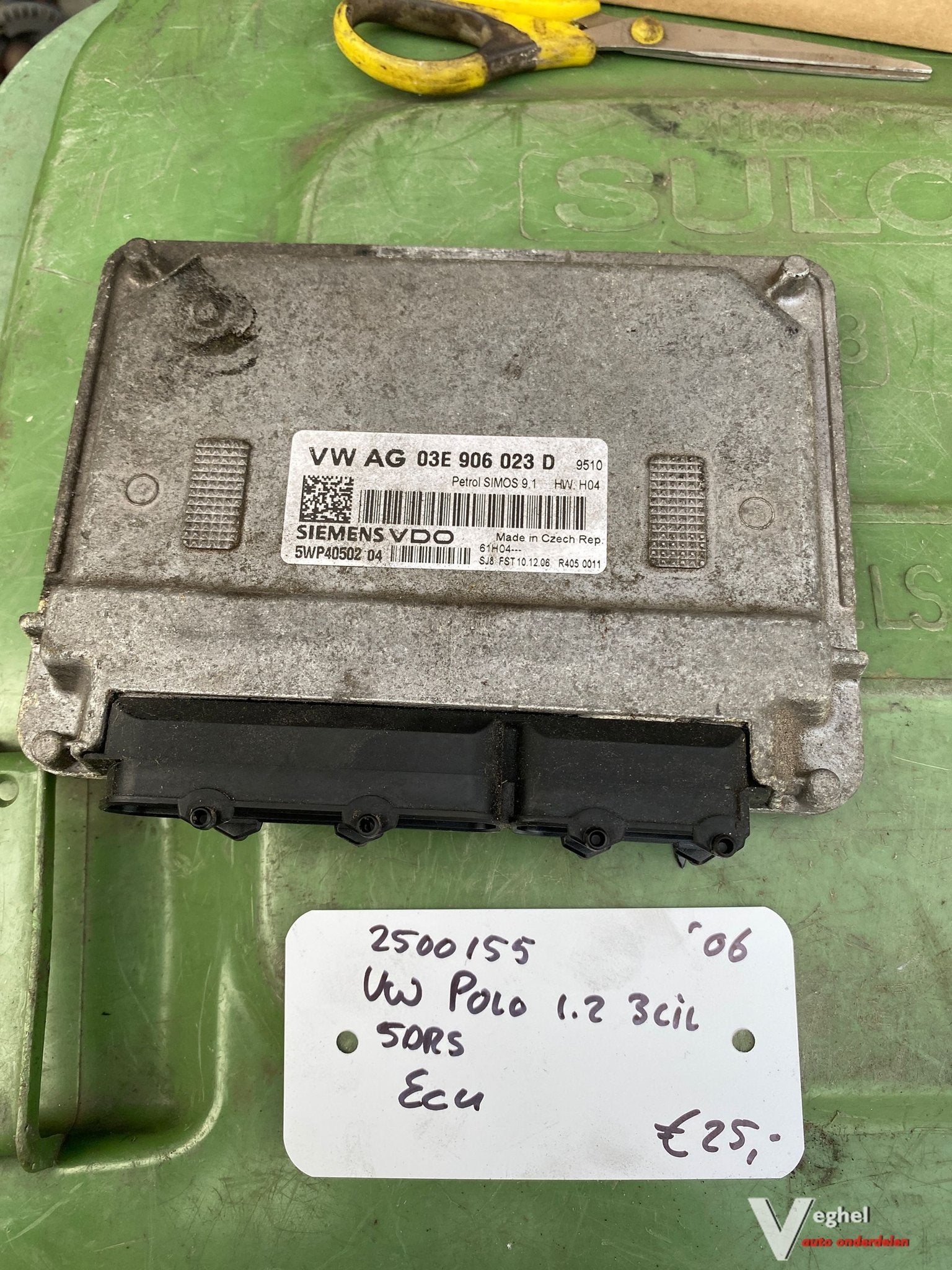 Vw polo 1.2 3 cil. 5 drs 2006 2500155 ECU 03E 906 023 D, -, Utilisé, -, -