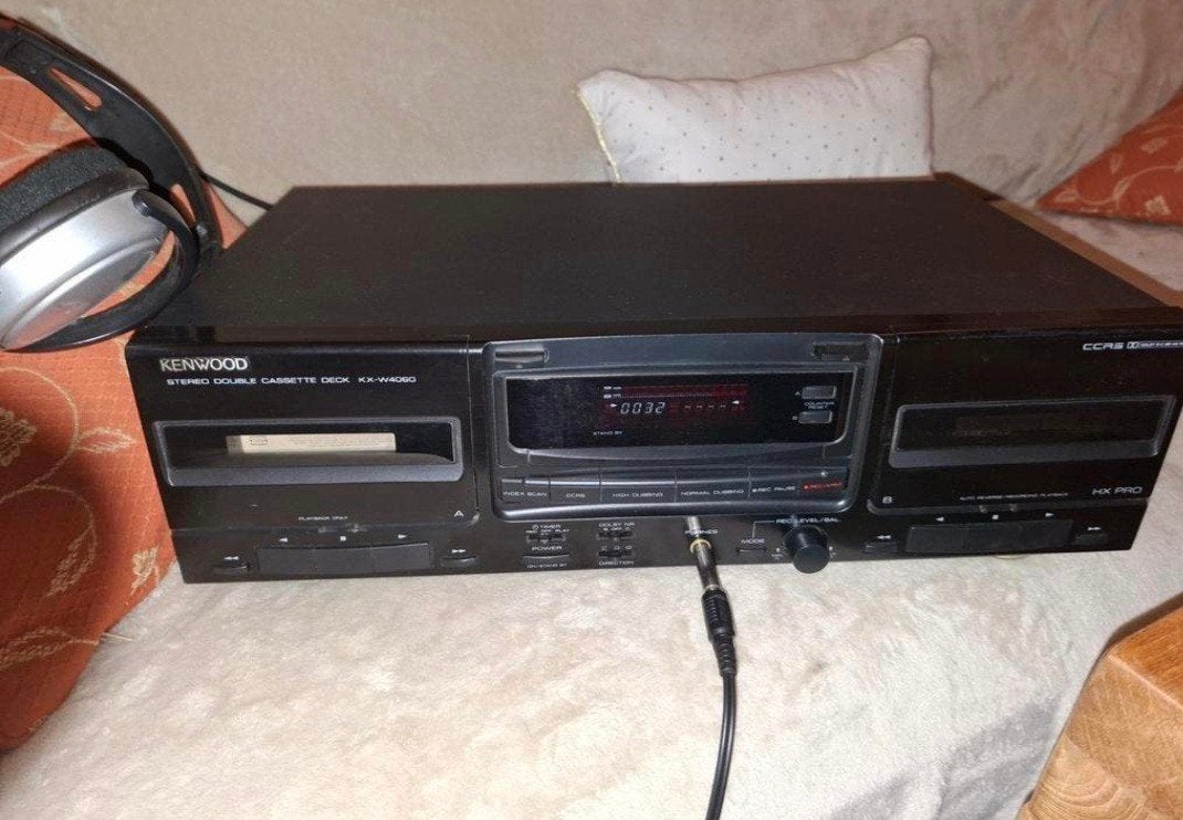a vendre deck cassette kenwood kx w4060
tester fonctionne, TV, Hi-fi & Vidéo, Enlèvement, Kenwood