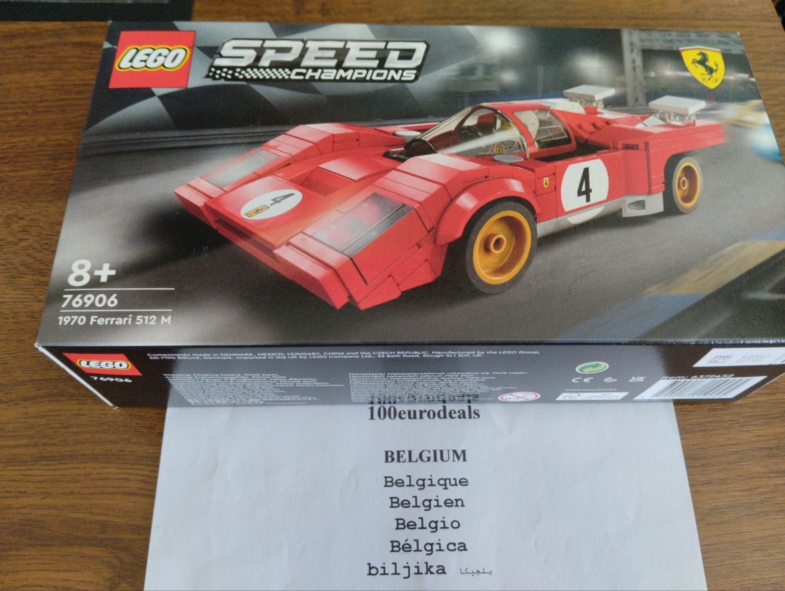 lego 76906 Ferrari 512 M modèle 1970, Enlèvement ou Envoi, Lego