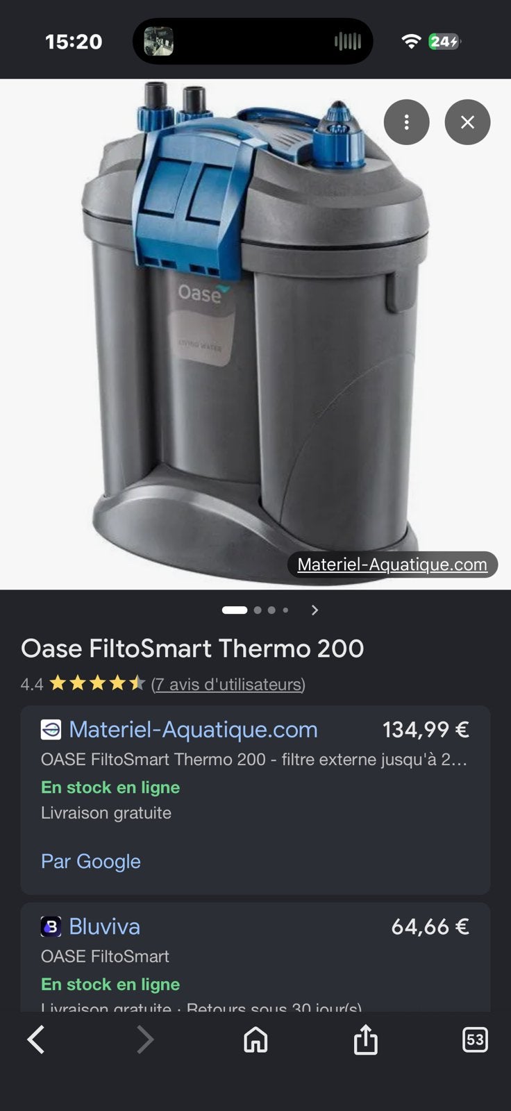 Oase biomaster 200 thermo, Dieren en Toebehoren, Vissen | Aquaria en Toebehoren, Ophalen, Zo goed als nieuw, Oase