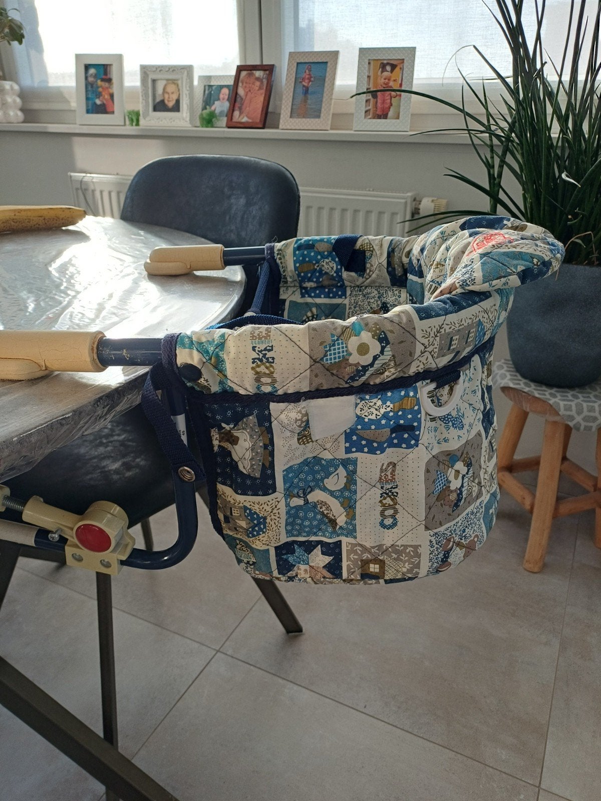 Baby kinderstoel opvouwbaar, Enlèvement, Utilisé, Chaise de table, Ceinture(s)
