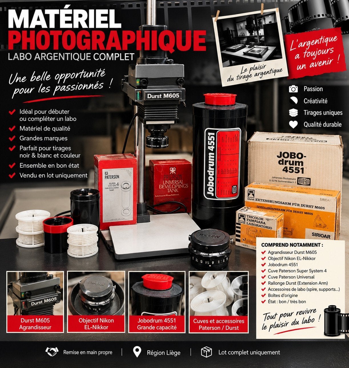 Durst matériel labo, Enlèvement ou Envoi