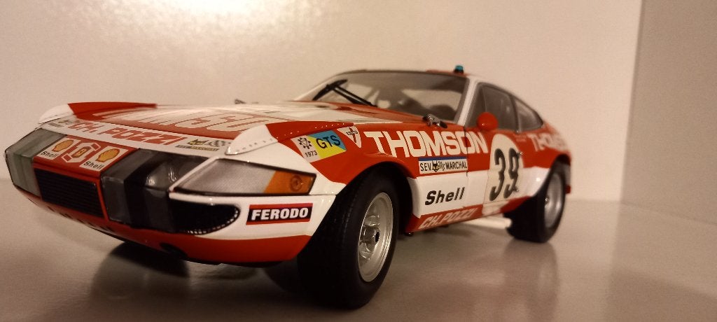1/18 Ferrari 365 GTB4 GR.4 DAYTONA COMPETIZIONE LE MANS 1973, Hobby en Vrije tijd, Modelauto's | 1:18, Ophalen of Verzenden, Nieuw
