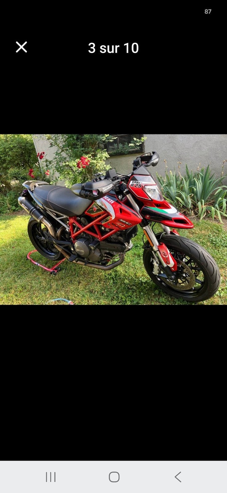 Hypermotard 796, Particulier