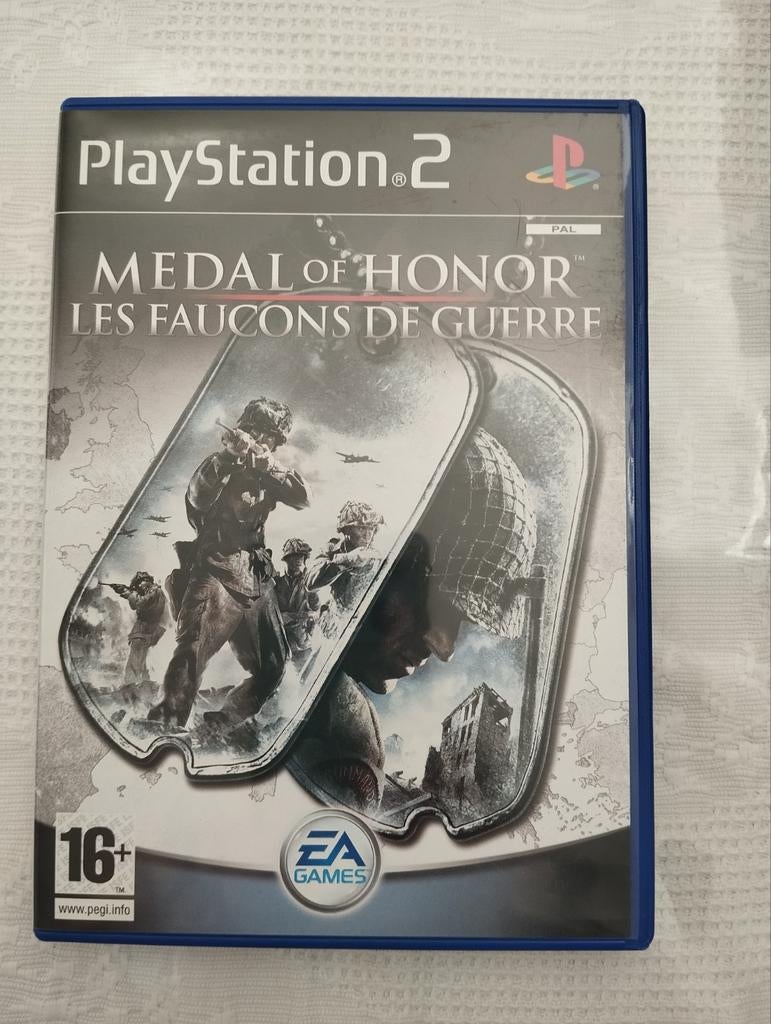 Playstation 2 game Medal of honor Les faucons de guerre/ 16+, Ophalen of Verzenden, Zo goed als nieuw, Avontuur en Actie, Vanaf 16 jaar