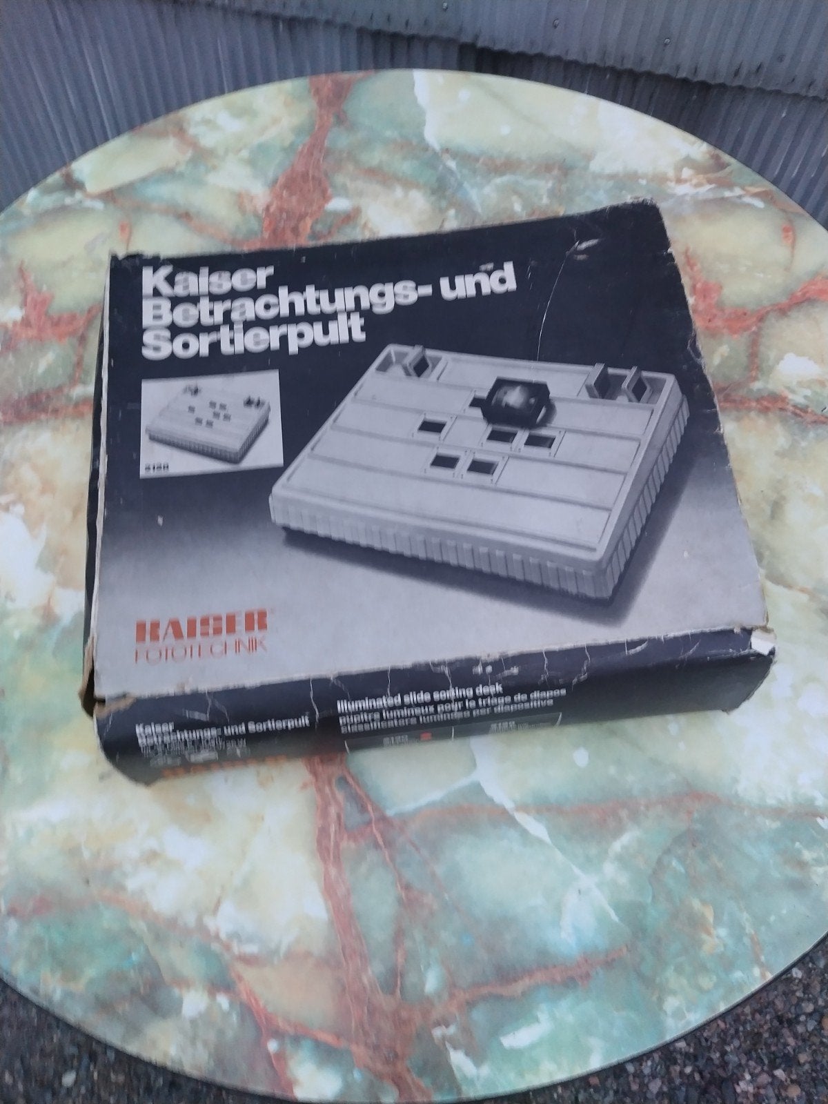 vintage Kaiser dia betrachtungd und sortierpult, TV, Hi-fi & Vidéo, Projecteurs dias, Enlèvement ou Envoi
