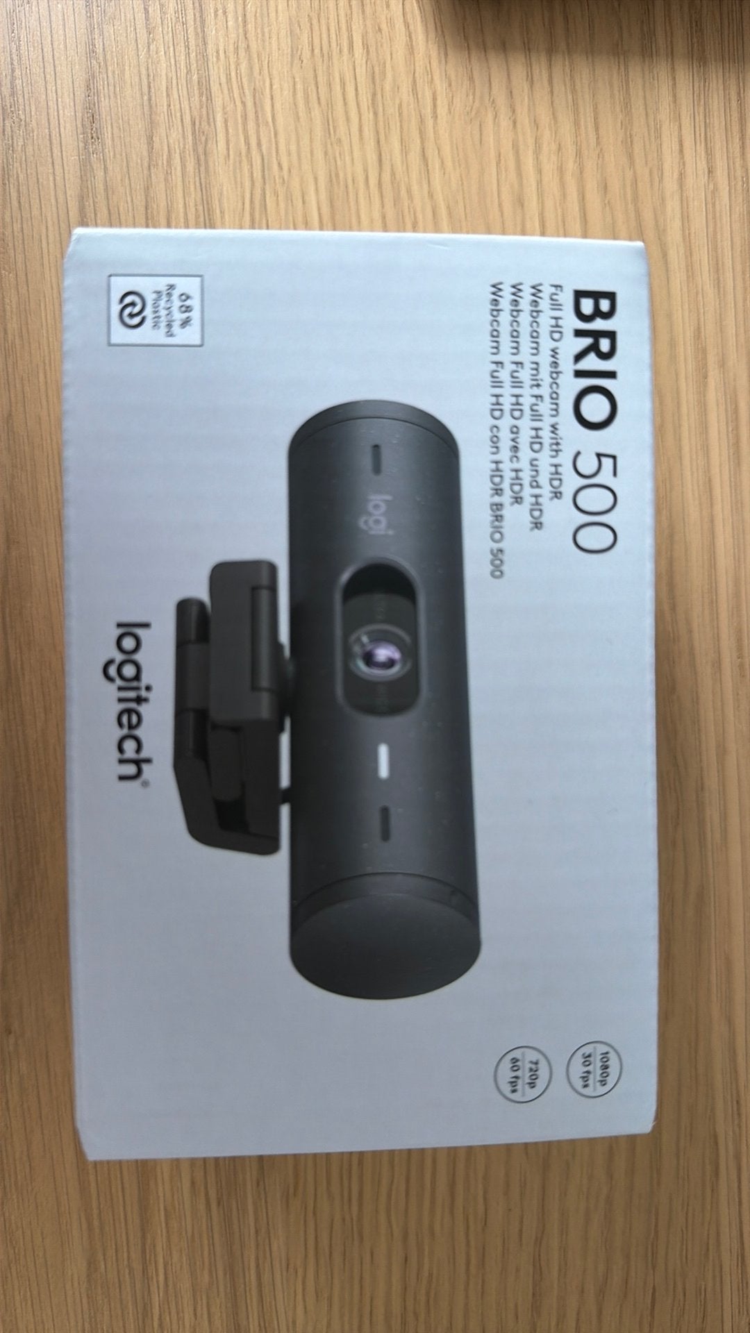 Logitech Brio 500 Full HD, Ophalen, Logitech, ChromeOS