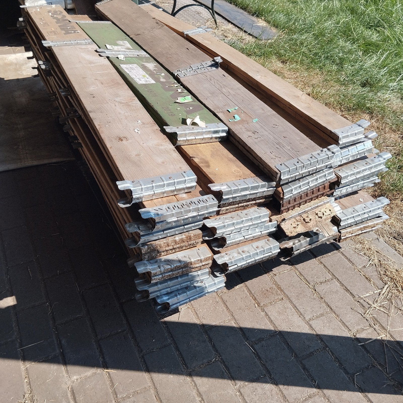 Palletranden / palletkanten, Doe-het-zelf en Bouw, Steigers, Ophalen