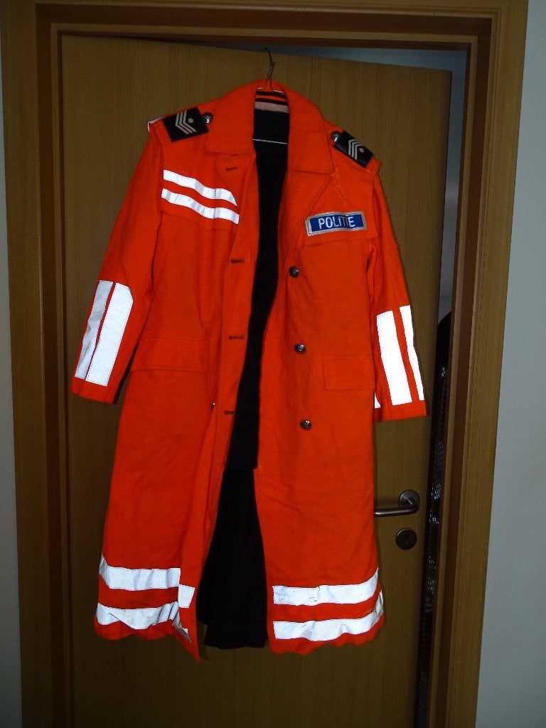 veste ancienne police communale politie reflechissante, Enlèvement ou Envoi, Gendarmerie, Vêtements ou Chaussures