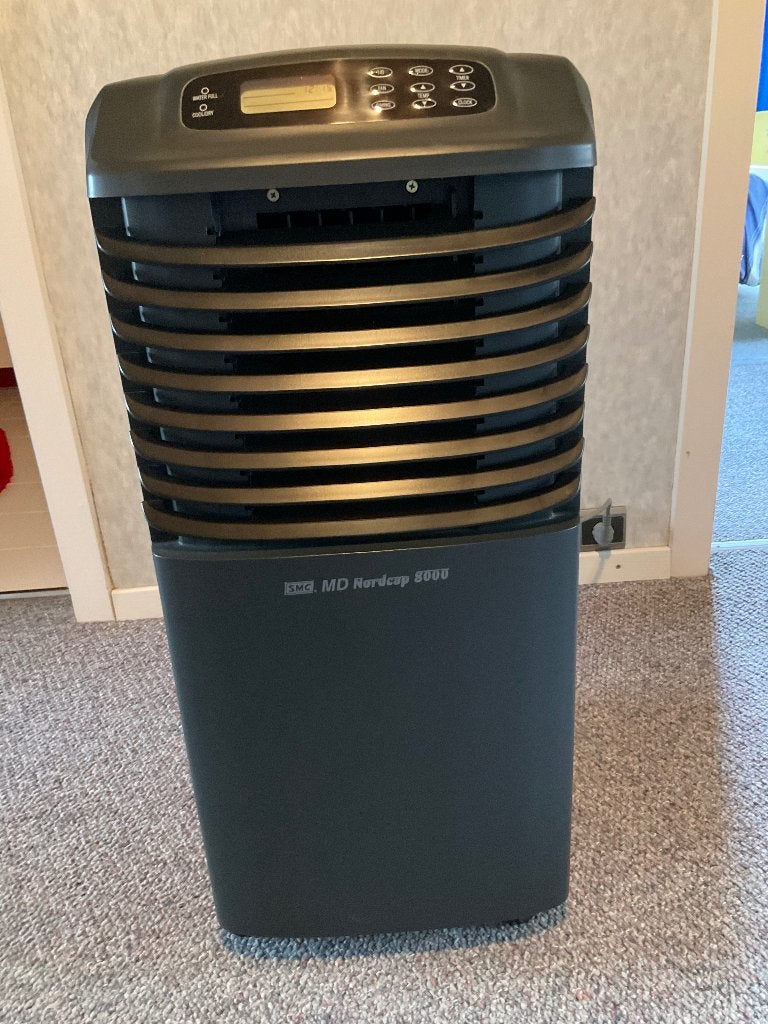 mobiele airco, Refroidissement et Déshumidification, 1 vitesse, Moins de 60 m³, Enlèvement