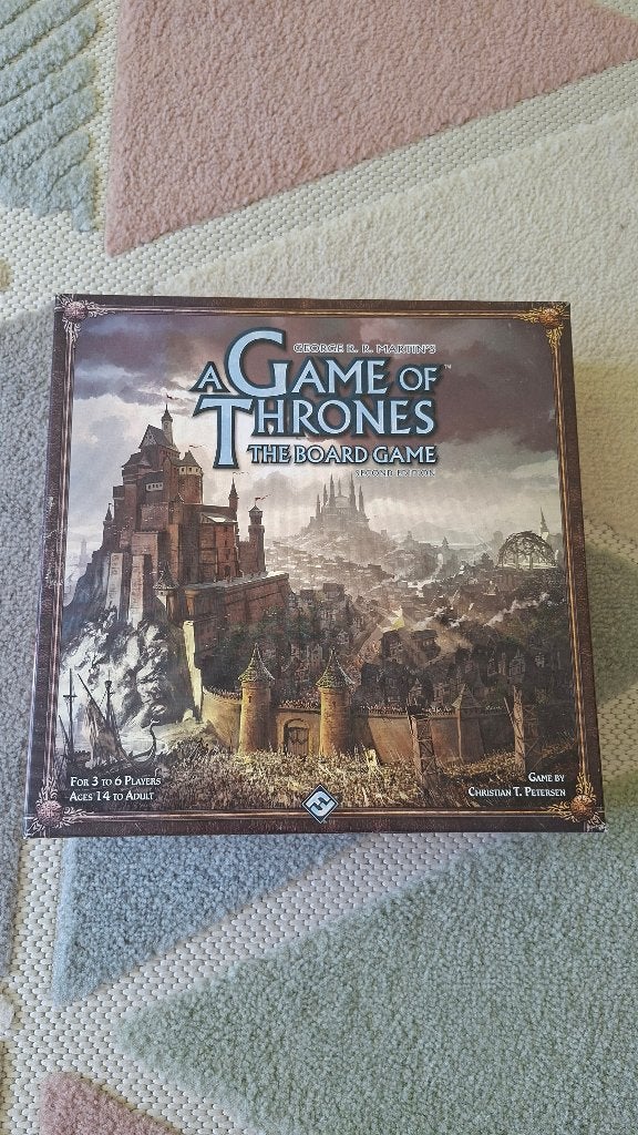 A Game of Thrones, le jeu de plateau, deuxième édition, Enlèvement ou Envoi, Comme neuf, Fantasy Flight Games