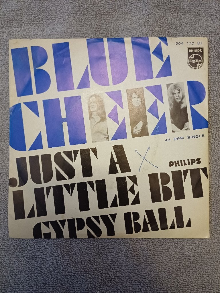 Blue Cheer – Just A Little Bit   1968  psych, Gebruikt, 7 inch, Ophalen of Verzenden, Beschermende buitenhoes