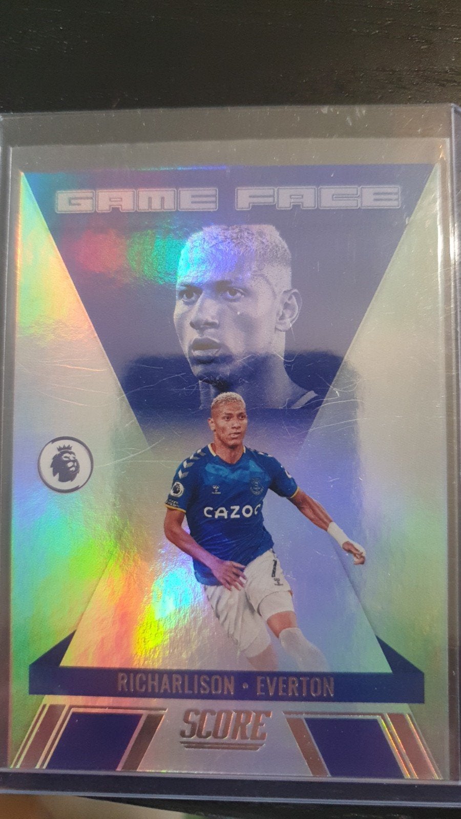Insert Richarlison Panini Game Face, Enlèvement ou Envoi, Comme neuf, Image